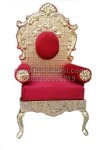 Kursi Pengantin Brass Wedding Chair